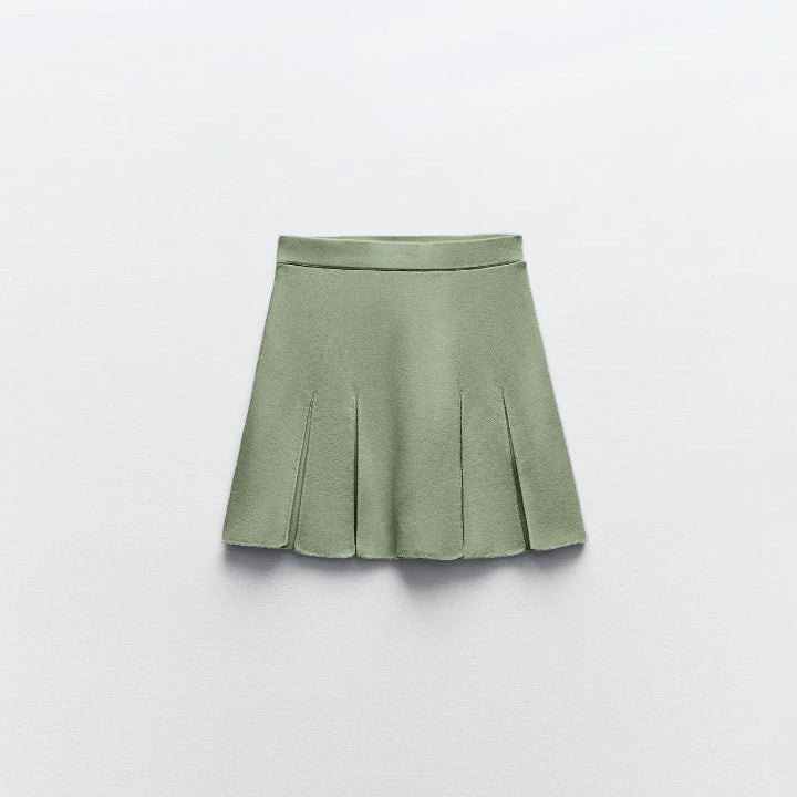 Mini jupe vert