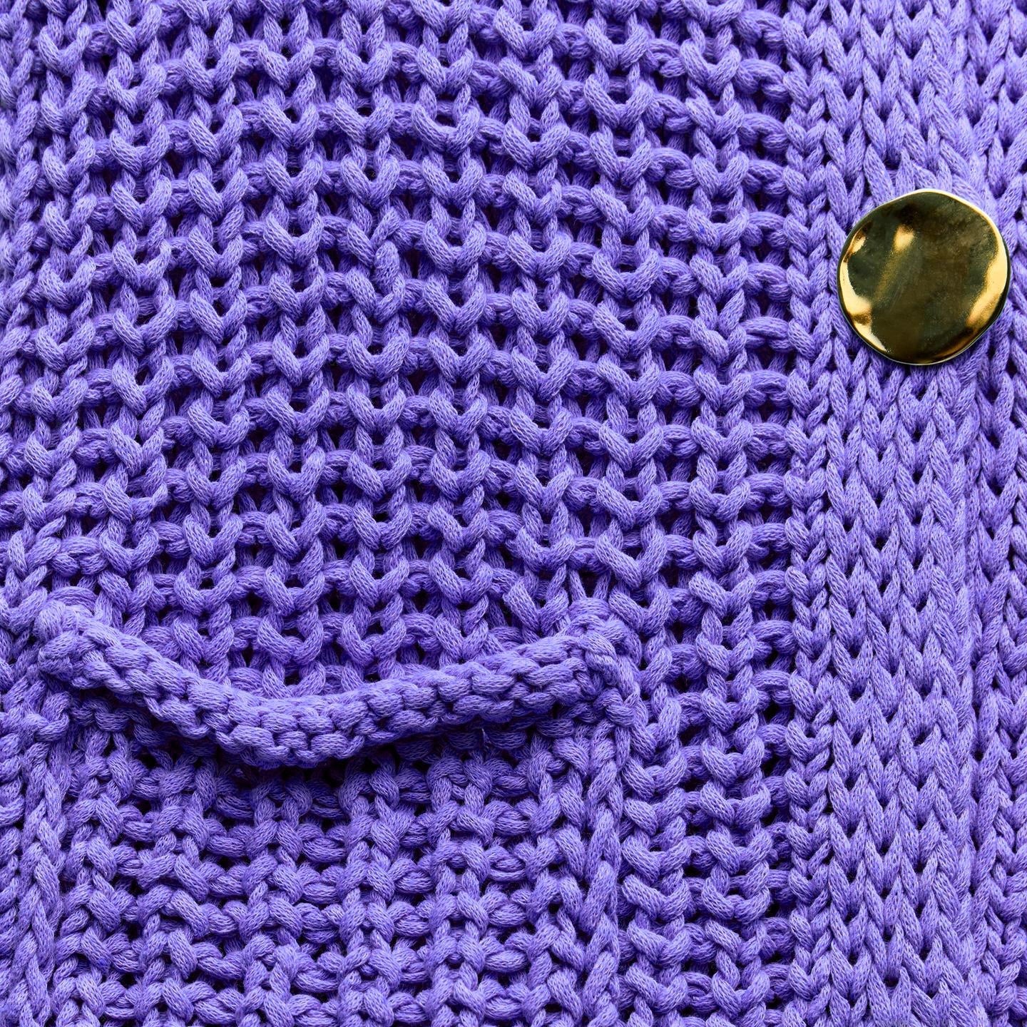 Purple knit sweater