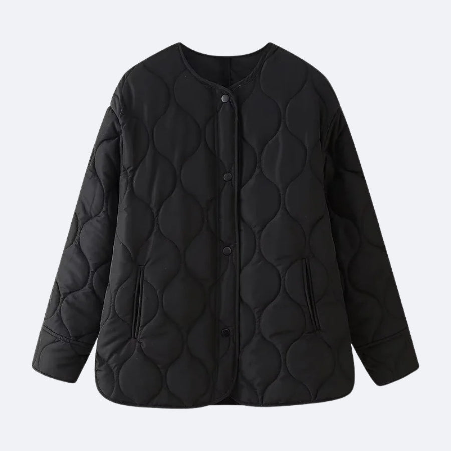 Veste Matelassée Légère – Noir