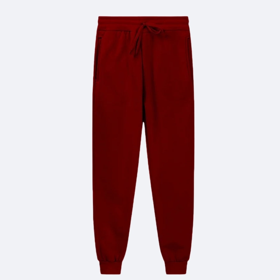Comfort Jogging Suit in Burgundy Red – Casual Elegance and Boldness