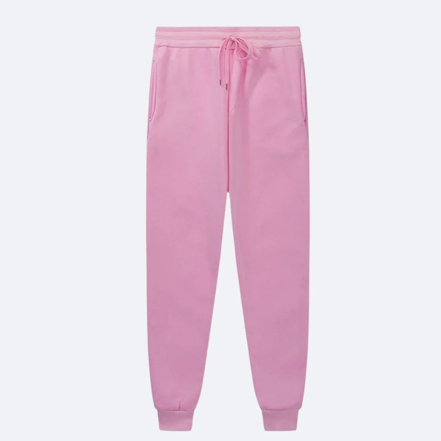 Pastel Pink Comfort Jogging Suit – Casual Freshness and Softness