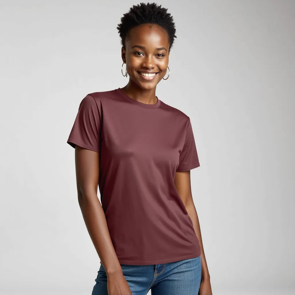 Women's Black Cherry T-shirt – A touch of depth and elegance
