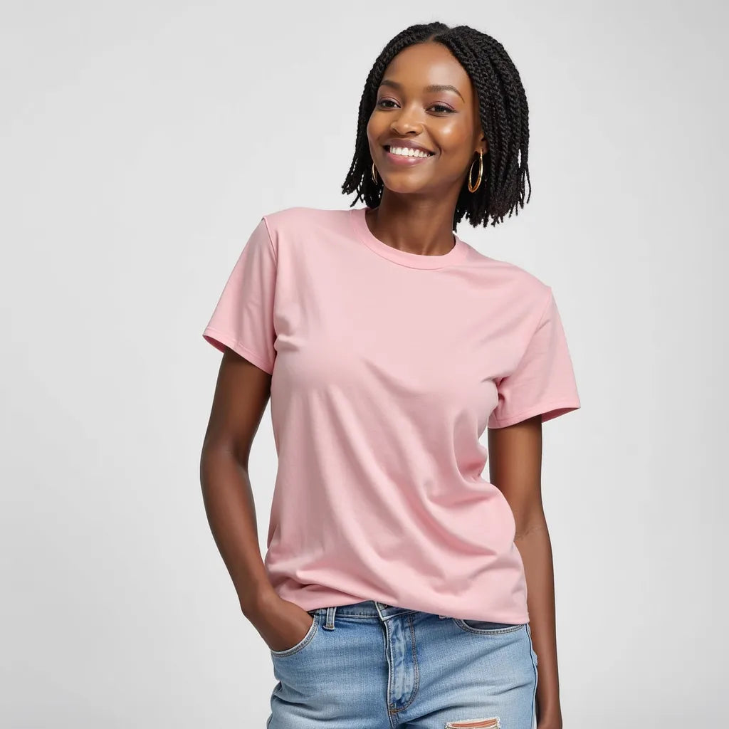 Women's Pink Cuddly T-shirt – A touch of sweetness every day