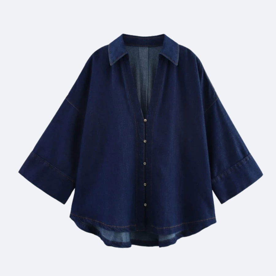Oversized Denim Shirt