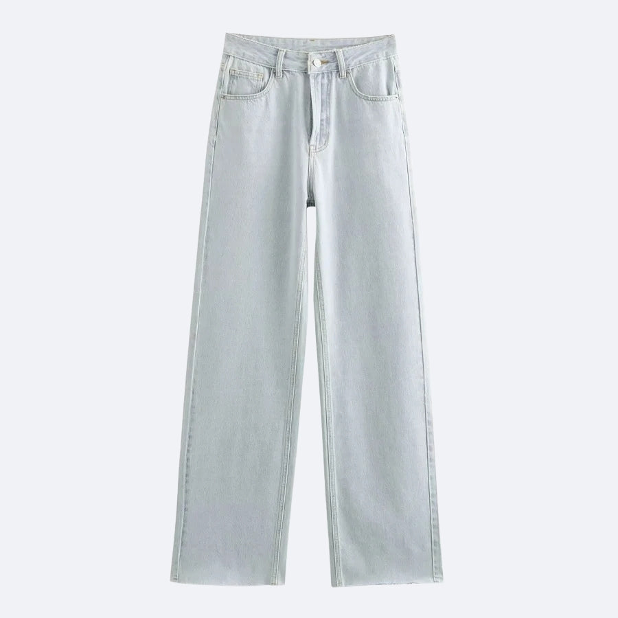 Straight Flared Jeans – Light Shade