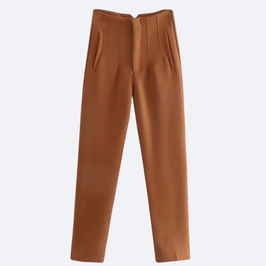 Pantalon Caramel – Élégance Chaleureuse et Style Intemporel