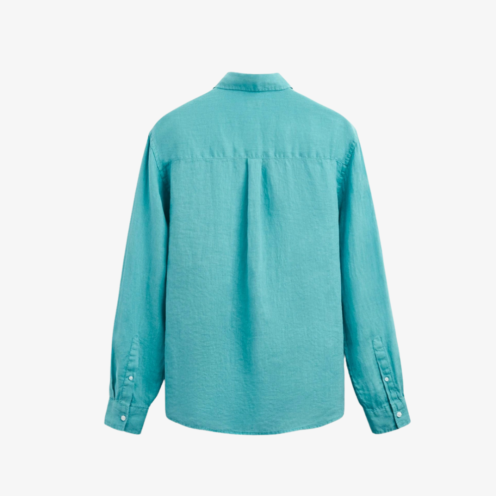 Chemise tendance turquoise