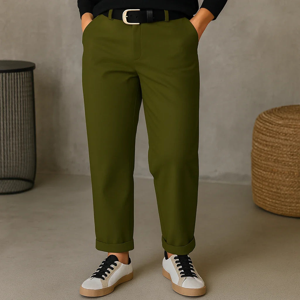 Straight Leg Trousers