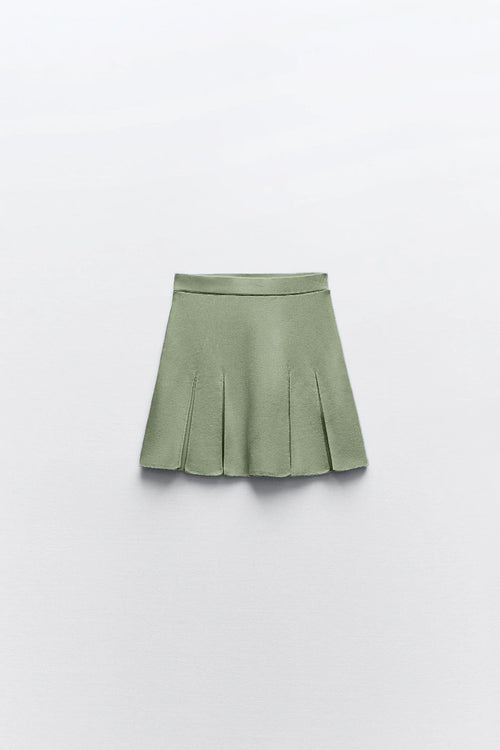 Mini jupe vert