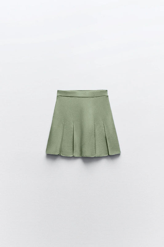 Mini jupe vert