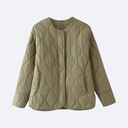 Veste Matelassée Légère – Kaki