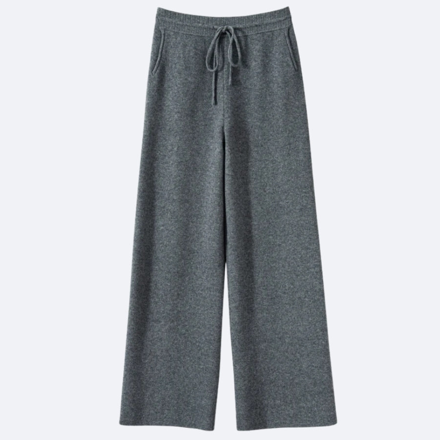 Pantalon Large Gris Anthracite – Élégance Moderne et Confort Absolu