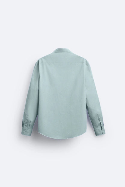 Chemise bleu pastel