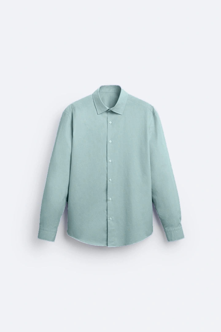 Chemise bleu pastel