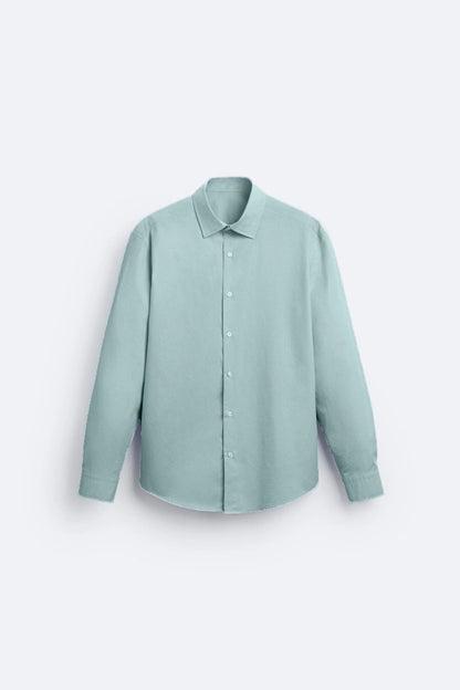 Chemise bleu pastel