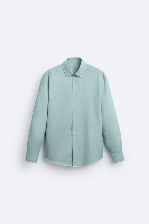 Chemise bleu pastel