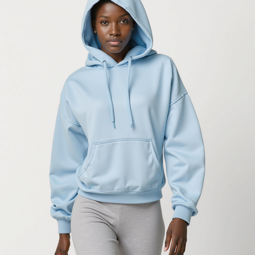 HOODIE BLEU CÉLESTE