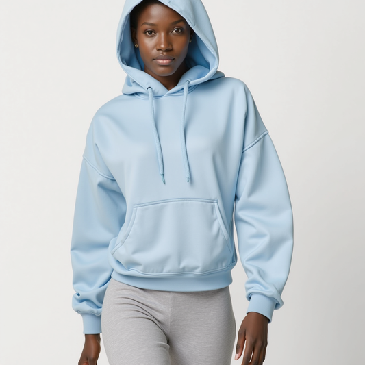 HOODIE BLEU CÉLESTE