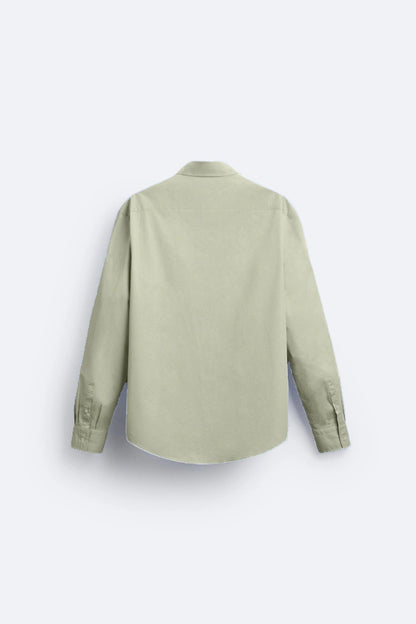 Chemise jaune pastel