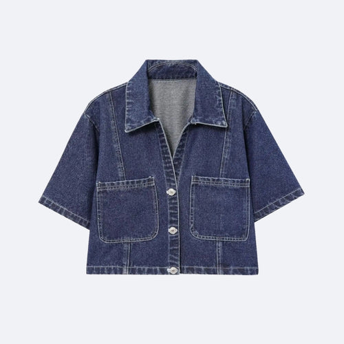 Veste Courte en Jean – Style Décontracté et Tendance