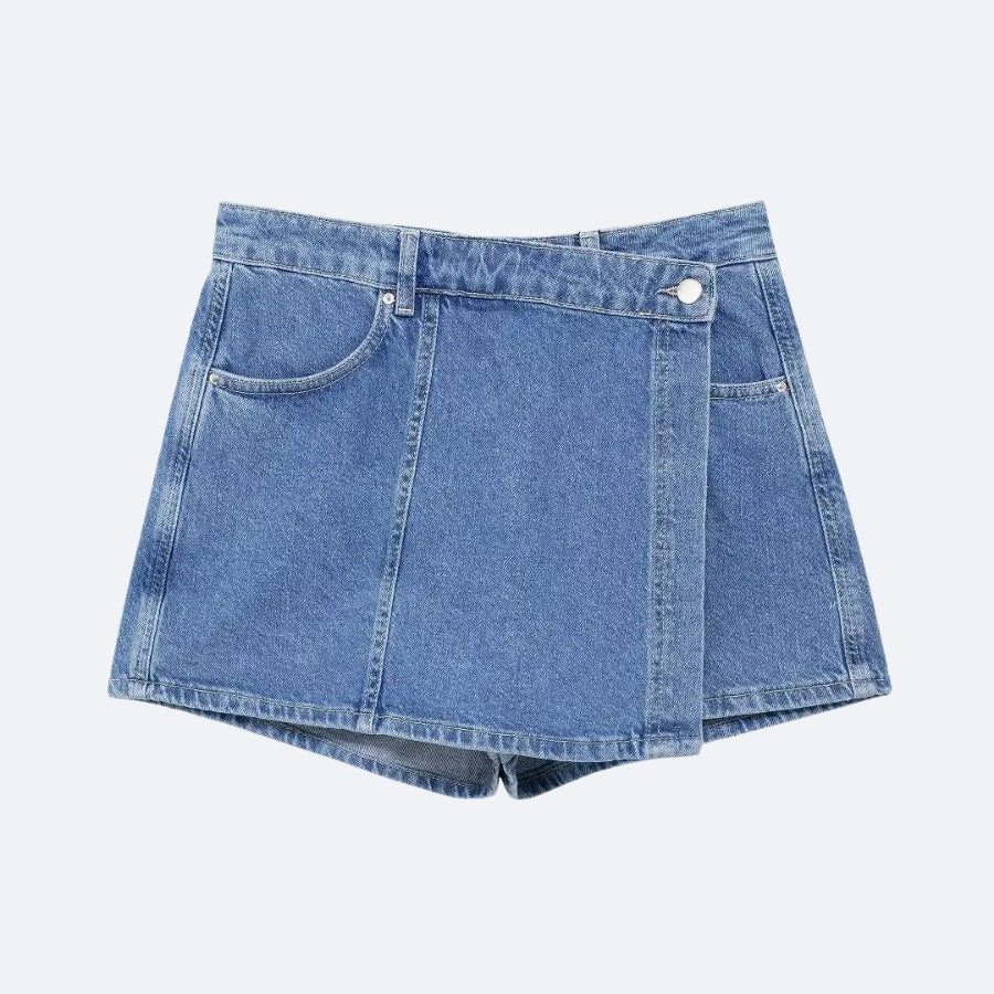 Jupe-Short en Jean – Style & Confort Réunis