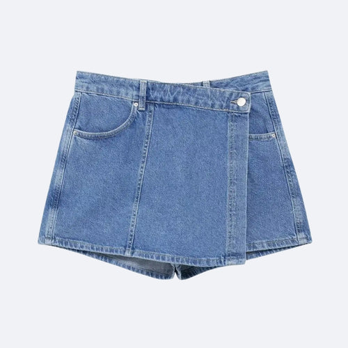 Jupe-Short en Jean – Style & Confort Réunis