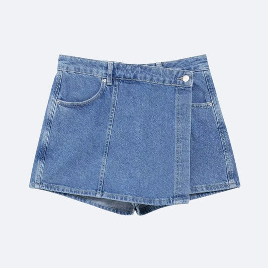 Jupe-Short en Jean – Style & Confort Réunis