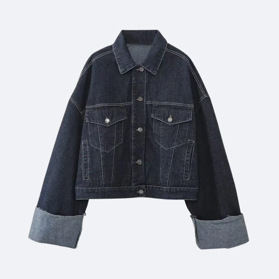 Veste en Jean Oversize – Look Urbain et Tendance