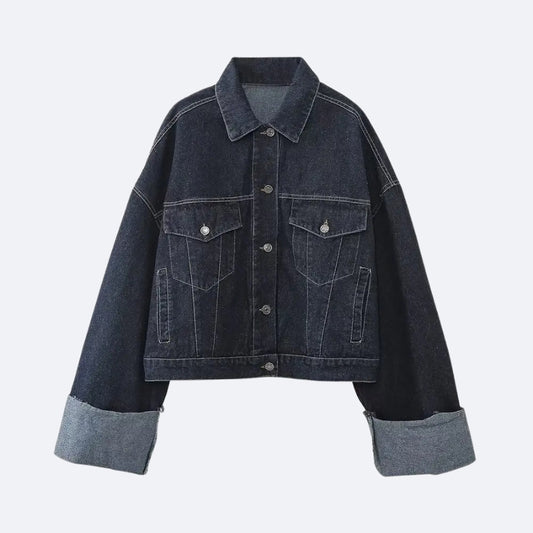 Veste en Jean Oversize – Look Urbain et Tendance