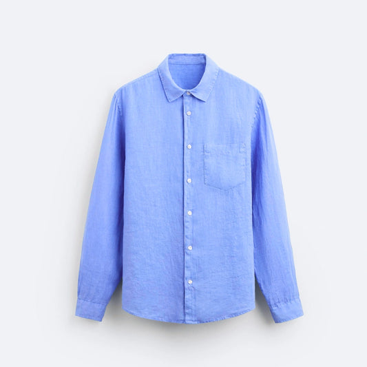 Chemise tendance bleu ciel