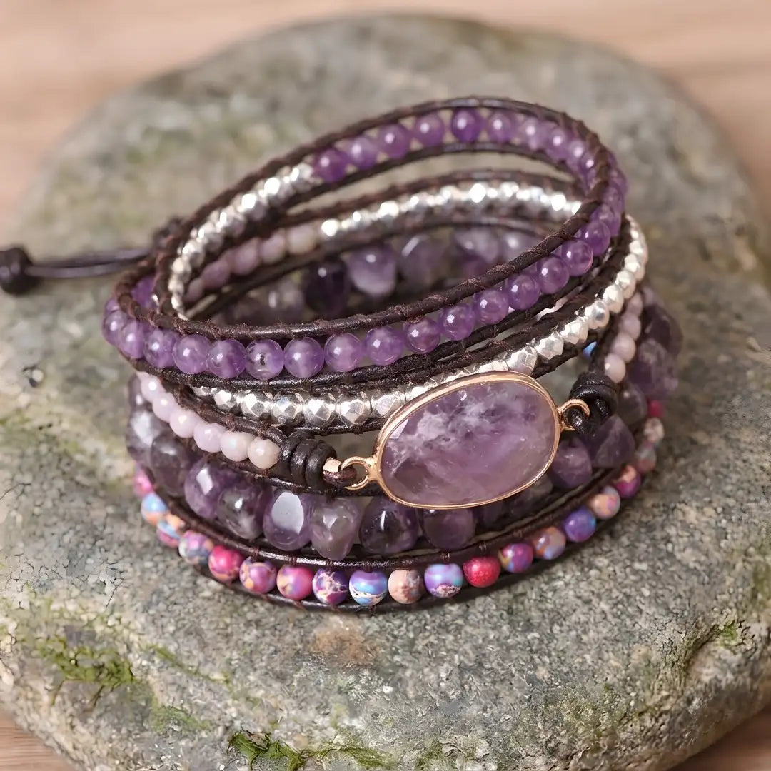 Bracelet améthyste