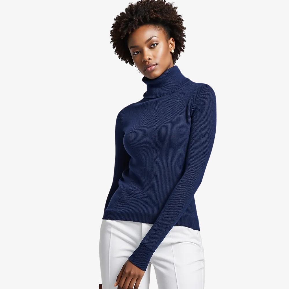 Women's Navy Star Sweater