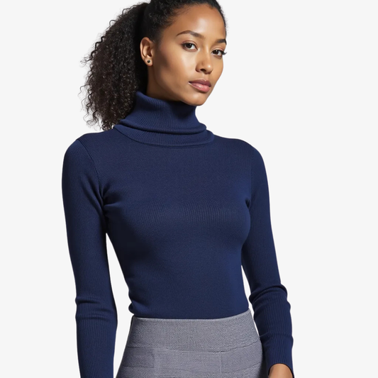 Women's Navy Star Sweater