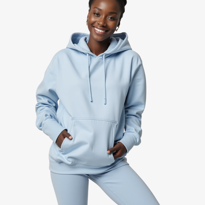 Hoodie Bleu Céleste