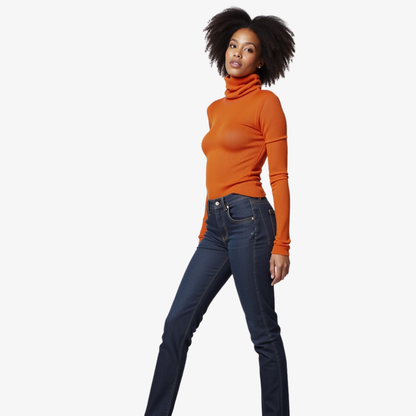 Chic Mandarin Turtleneck