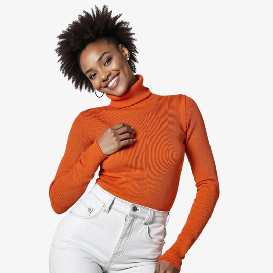 Chic Mandarin Turtleneck