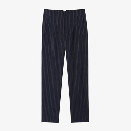 Striped Straight Trousers – Classic Elegance and Modernity