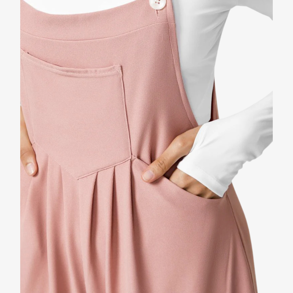 Pantalon à bretelles réglables