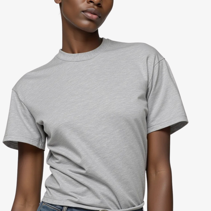 T-shirt Femme Gris Horizon – Le neutre qui fait mouche