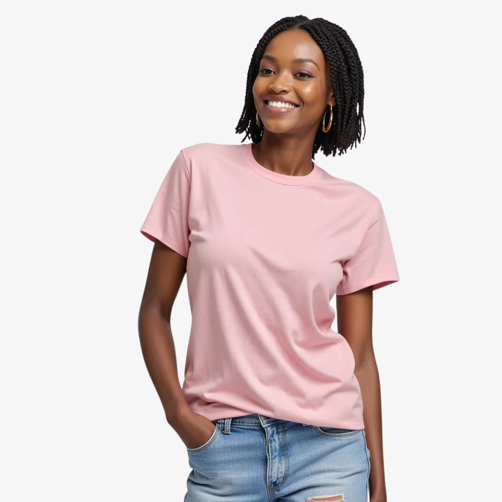 T-shirt Femme Rose Câlin – Une touche de douceur au quotidien