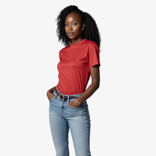 Women's Chili Red T-shirt – The gentle flame of your wardrobe