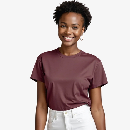 T-shirt Femme Cerise Noire – Une touche de profondeur et d’élégance