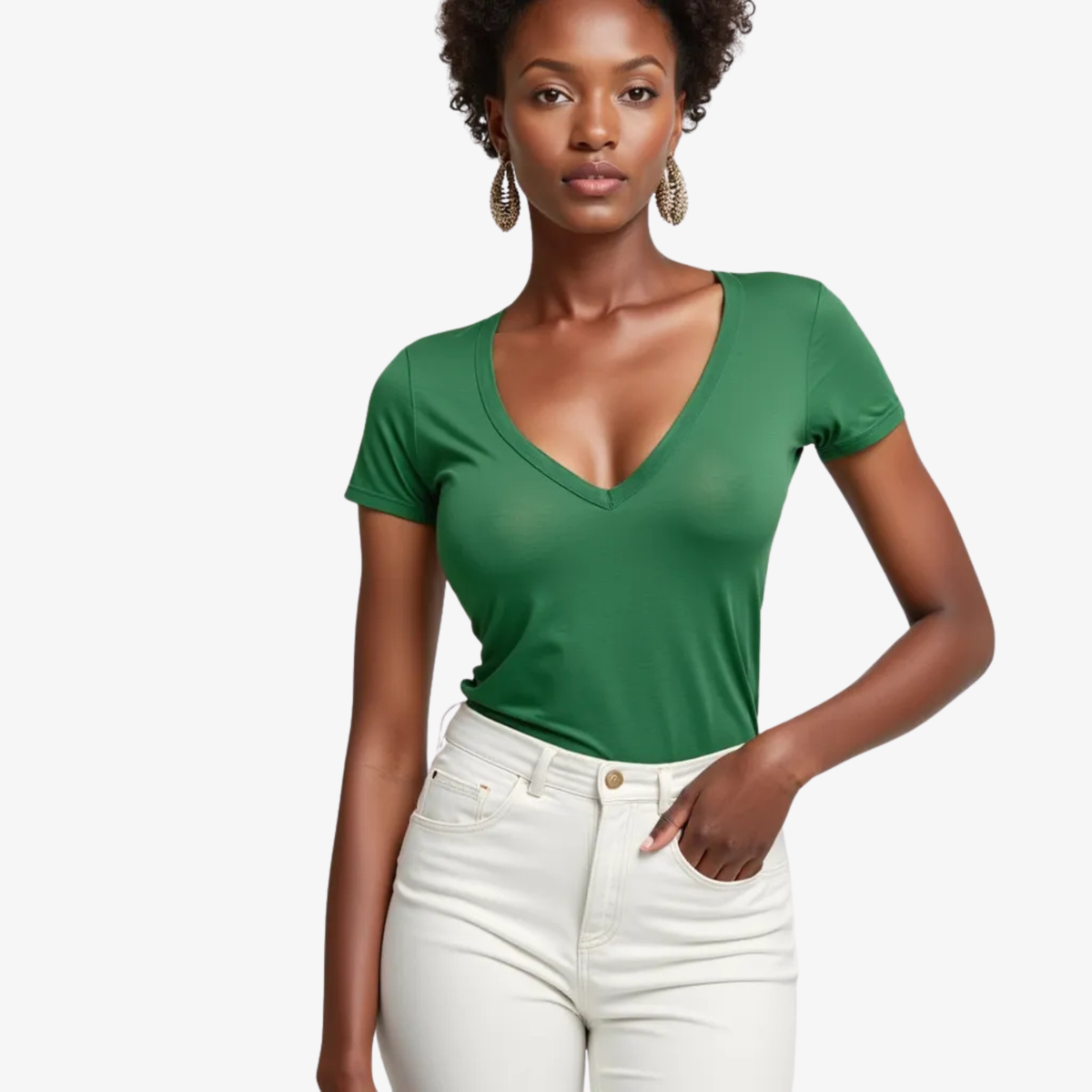 T-shirt Émeraude Élégante