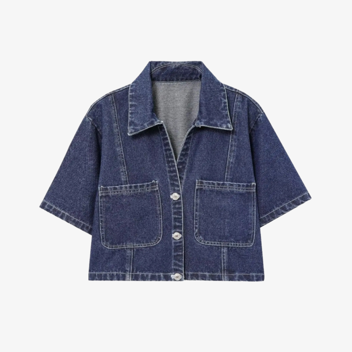 Veste Courte en Jean – Style Décontracté et Tendance