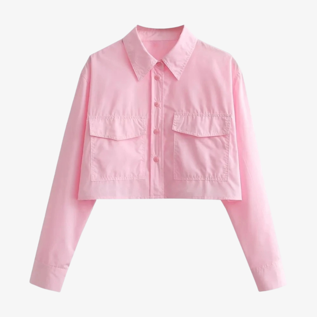 Chemise Courte Rose – Tendance & Modernité