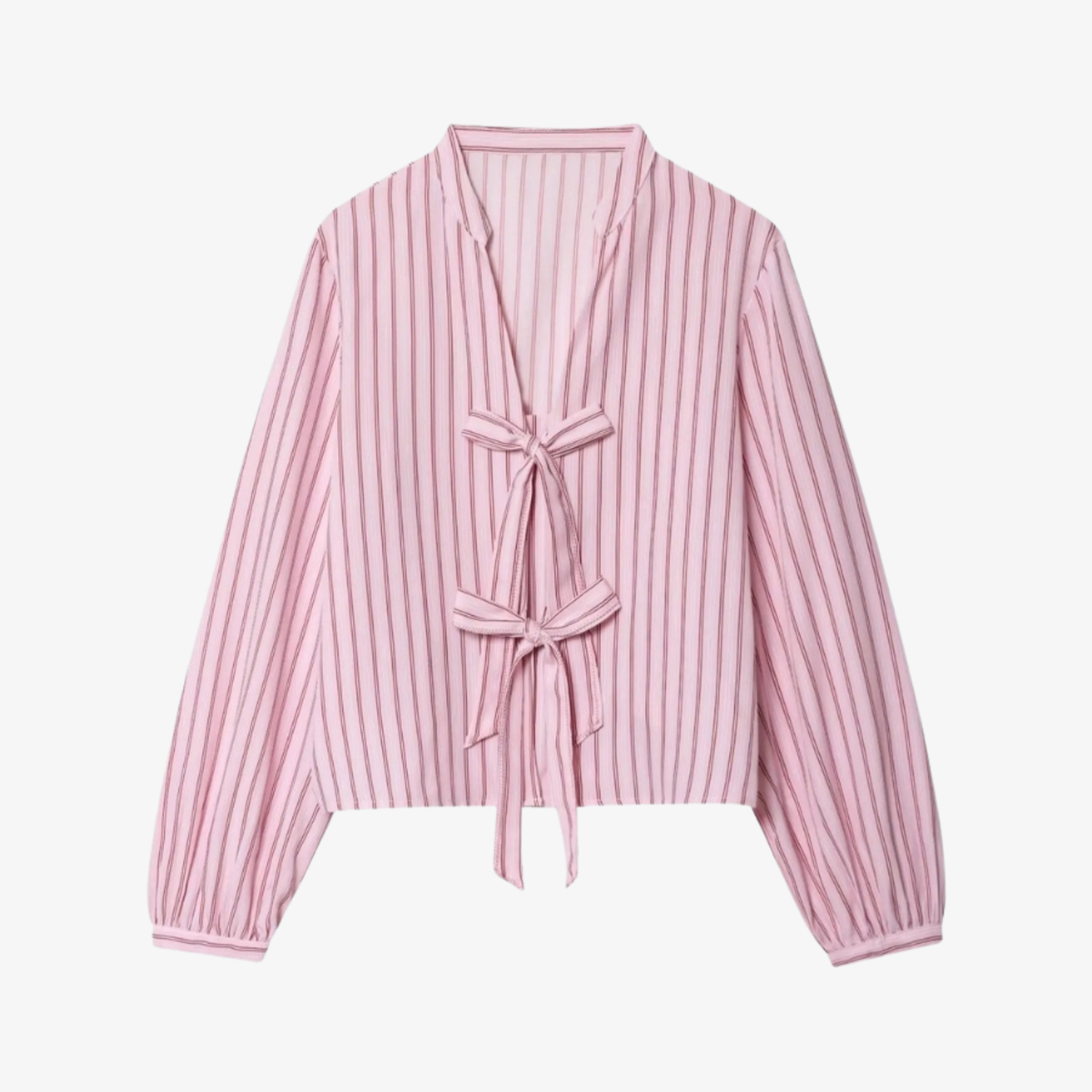 Chemisier Rayé Rose – Douceur & Originalité