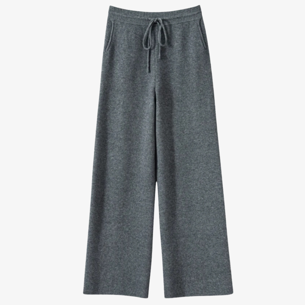Pantalon Large Gris Anthracite – Élégance Moderne et Confort Absolu