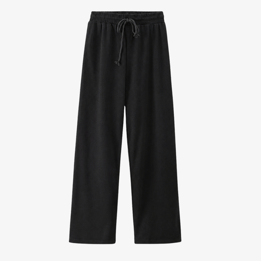 Wide Leg Black Trousers – Understated and Casually Elegant
