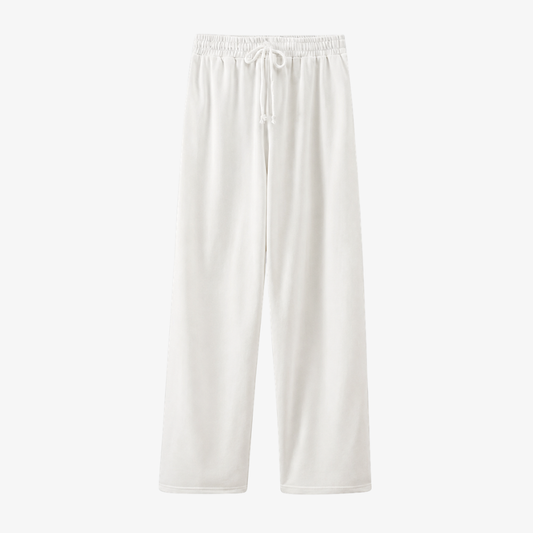 Wide Leg White Trousers – Minimalist Elegance and Absolute Comfort