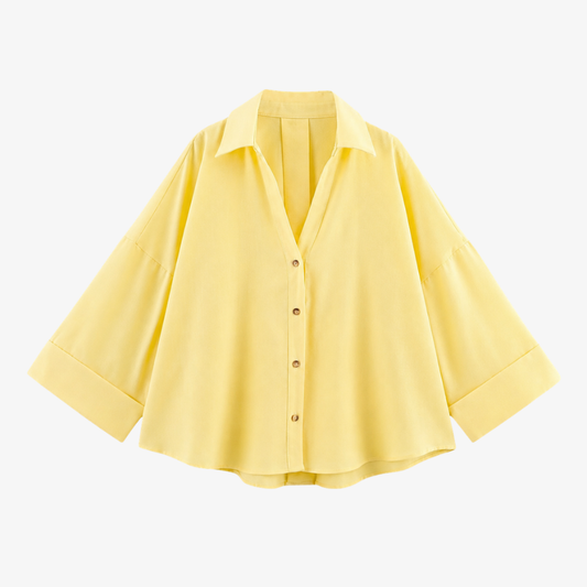 Elegant Yellow Shirt – Bright & Fresh
